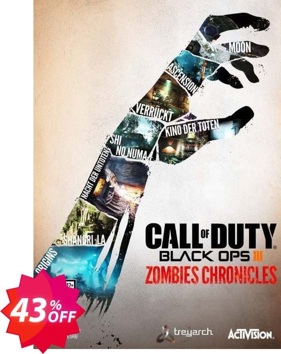 Call of Duty Black Ops III - Zombies Chronicles Xbox One/ Xbox Series X|S, US  Coupon code 43% discount 