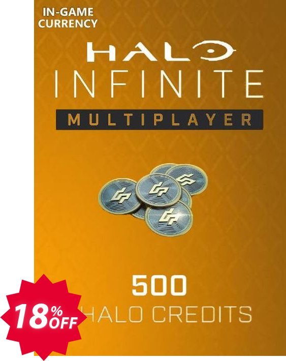 Halo Infinite: 500 Halo Credits Xbox One & Xbox Series X|S, WW  Coupon code 18% discount 