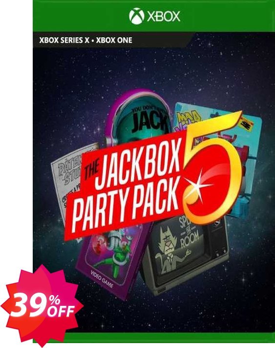 The Jackbox Party Pack 5 Xbox One, UK  Coupon code 39% discount 