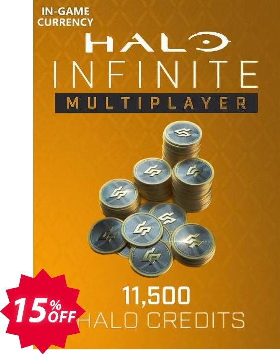 Halo Infinite: 10000 Halo Credits +1500 Bonus Xbox One & Xbox Series X|S, WW  Coupon code 15% discount 