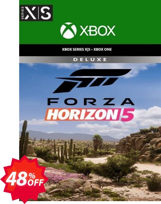 Forza Horizon 5 Deluxe Edition Xbox One/Xbox Series X|S/PC, US  Coupon code 48% discount 