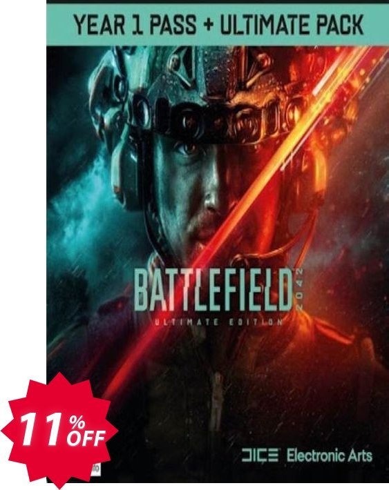 Battlefield 2042 Year 1 Pass + Ultimate Pack Xbox One & Xbox Series X|S, US  Coupon code 11% discount 