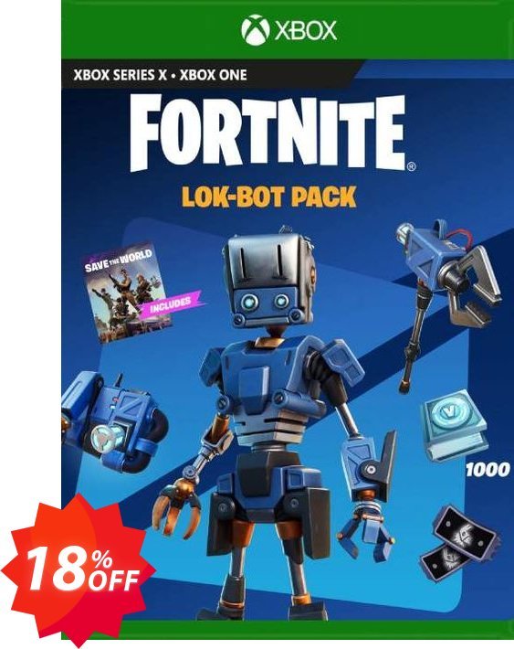 Fortnite - Lok-Bot Pack Xbox One, US  Coupon code 18% discount 