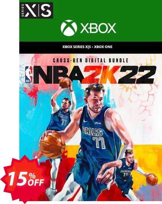 NBA 2K22 Cross-Gen Digital Bundle Xbox One/ Xbox Series X|S Coupon code 15% discount 