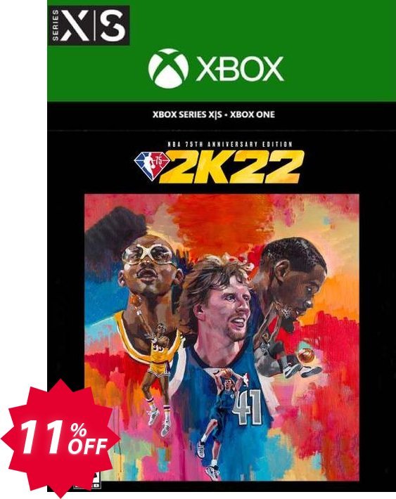 NBA 2K22 NBA 75th Anniversary Edition Xbox One & Xbox Series X|S, US  Coupon code 11% discount 