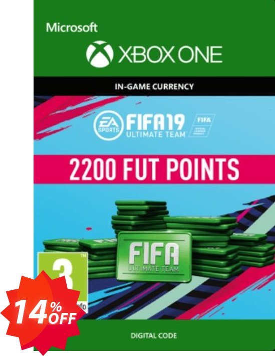 Fifa 19 - 2200 FUT Points, Xbox One  Coupon code 14% discount 