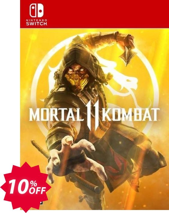 Mortal Kombat 11 Switch, US  Coupon code 10% discount 