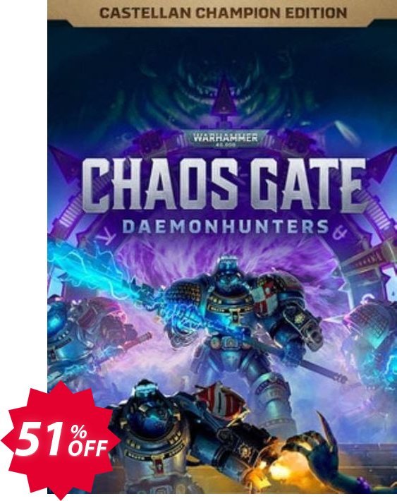 Warhammer 40,000: Chaos Gate - Daemonhunters Castellan Champion Edition PC Coupon code 51% discount 
