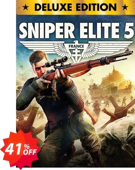 Sniper Elite 5 Deluxe Edition PC Coupon code 41% discount 