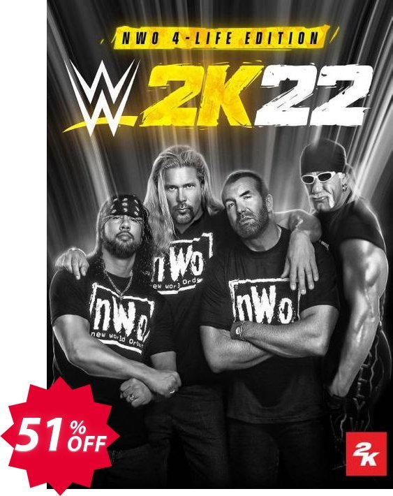 WWE 2K22 nWo 4-Life Edition PC Coupon code 51% discount 