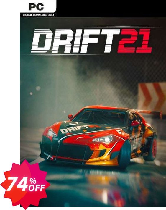 DRIFT21 PC Coupon code 74% discount 