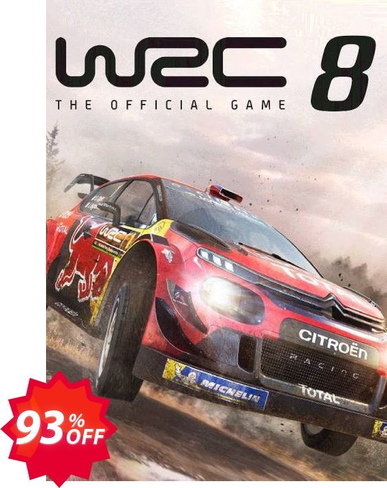 WRC 8 FIA World Rally Championship PC, Steam  Coupon code 93% discount 