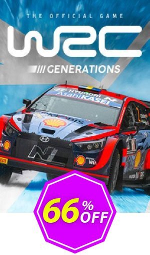 WRC Generations PC Coupon code 66% discount 