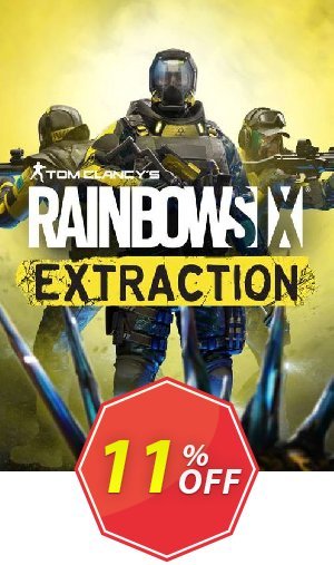 Tom Clancy's Rainbow Six Extraction PC, EU & UK  Coupon code 11% discount 