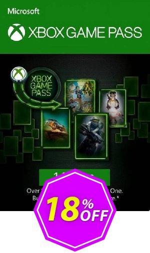 14 day Xbox Game Pass Xbox One Coupon code 18% discount 