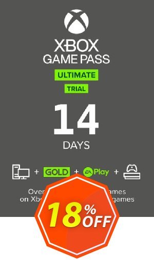 14 Day Xbox Game Pass Ultimate Trial Xbox One / PC Coupon code 18% discount 