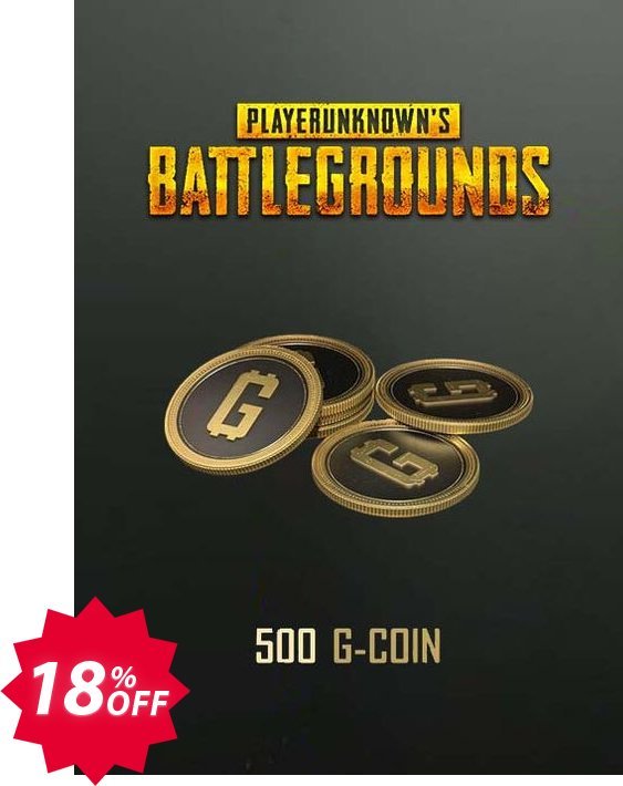 PlayerUnknowns Battlegrounds 500 G-Coins Xbox Coupon code 18% discount 