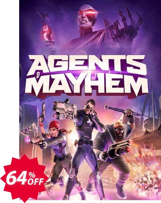 Agents of Mayhem Xbox, US  Coupon code 64% discount 