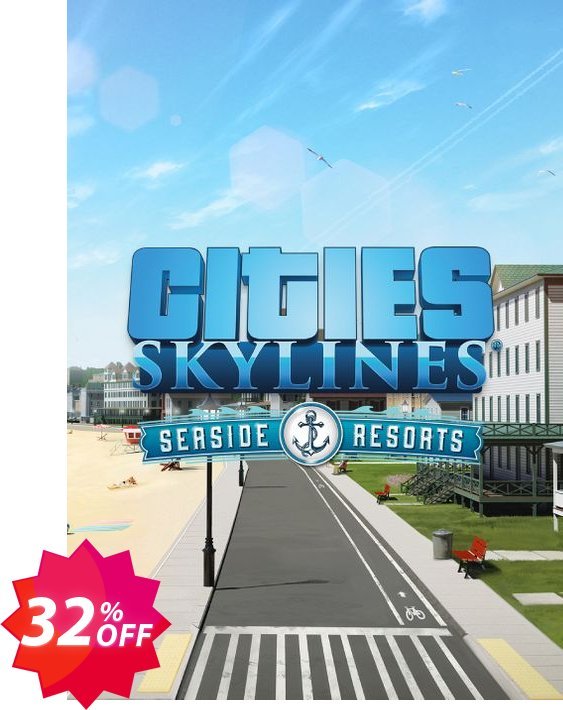 Cities: Skylines - Content Creator Pack: Seaside Resorts PC - DLC Coupon code 32% discount 