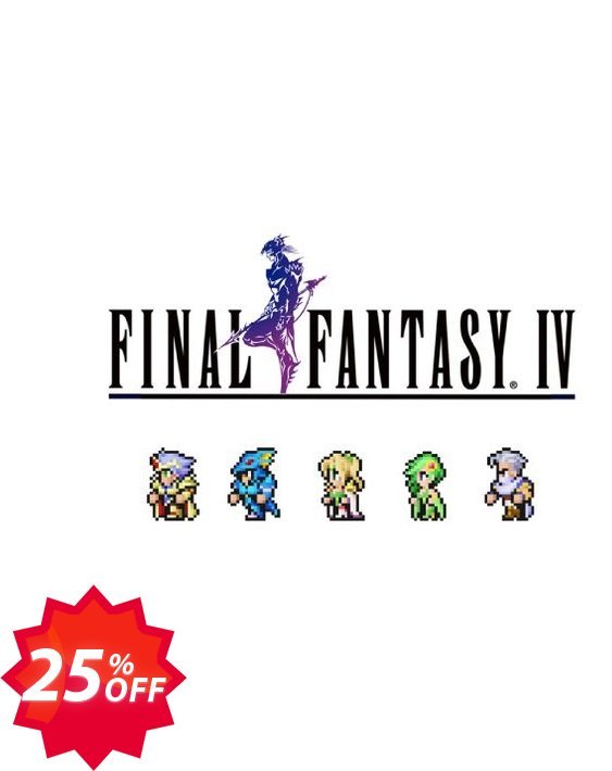 Final Fantasy IV PC Coupon code 25% discount 