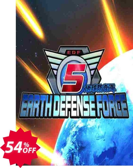EARTH DEFENSE FORCE 5 PC Coupon code 54% discount 