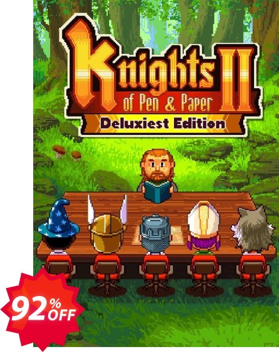 Knights of Pen and Paper 2 - Deluxiest Edition PC Coupon code 92% discount 