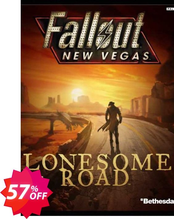 Fallout New Vegas: Lonesome Road PC - DLC Coupon code 57% discount 