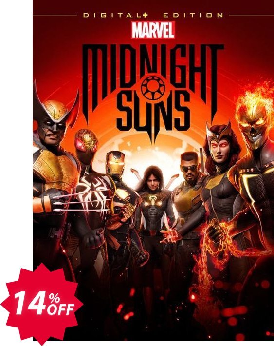 Marvel's Midnight Suns Digital+ Edition PC, EPIC GAMES  Coupon code 14% discount 