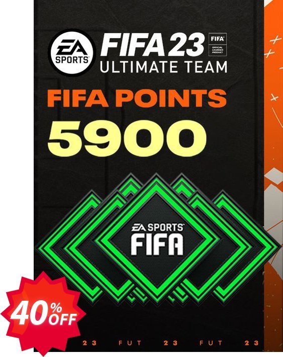 FIFA 23 ULTIMATE TEAM 5900 POINTS PC Coupon code 40% discount 