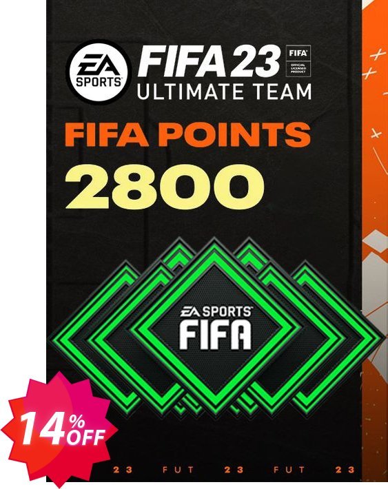 FIFA 23 ULTIMATE TEAM 2800 POINTS PC Coupon code 14% discount 