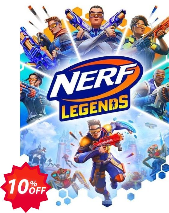 NERF Legends PC Coupon code 10% discount 