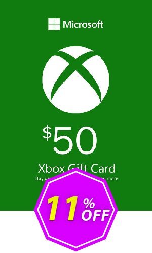 Microsoft Gift Card - $50 Coupon code 11% discount 