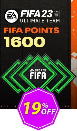 FIFA 23 ULTIMATE TEAM 1600 POINTS PC Coupon code 19% discount 