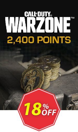 2,400 Call of Duty: Warzone Points Xbox, WW  Coupon code 18% discount 