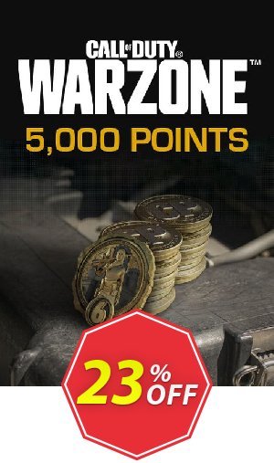 5,000 Call of Duty: Warzone Points Xbox, WW  Coupon code 23% discount 