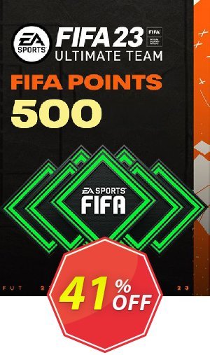 FIFA 23 ULTIMATE TEAM 500 POINTS PC Coupon code 41% discount 