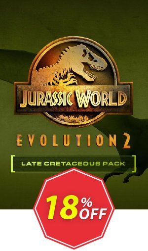Jurassic World Evolution 2: Late Cretaceous Pack PC - DLC Coupon code 18% discount 