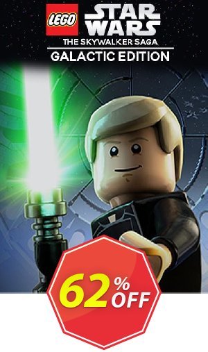 LEGO Star Wars: The Skywalker Saga Galactic Edition PC, EU & NA  Coupon code 62% discount 