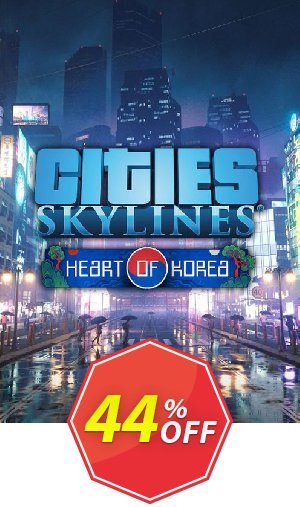 Cities: Skylines - Content Creator Pack: Heart of Korea PC - DLC Coupon code 44% discount 