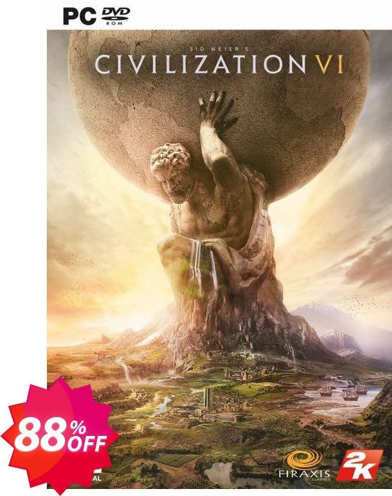 Sid Meier’s Civilization VI 6 PC Coupon code 88% discount 