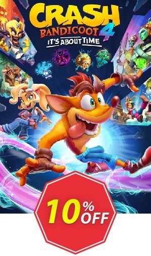 Crash Bandicoot 4: It's About Time PC Coupon code 10% discount 