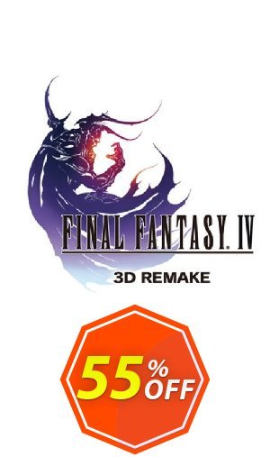 Final Fantasy IV, 3D Remake PC Coupon code 55% discount 