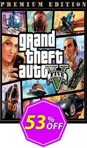 Grand Theft Auto V: Premium Edition Xbox, US  Coupon code 53% discount 