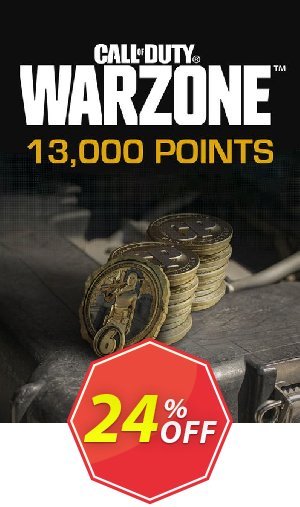 13,000 Call of Duty: Warzone Points Xbox, WW  Coupon code 24% discount 