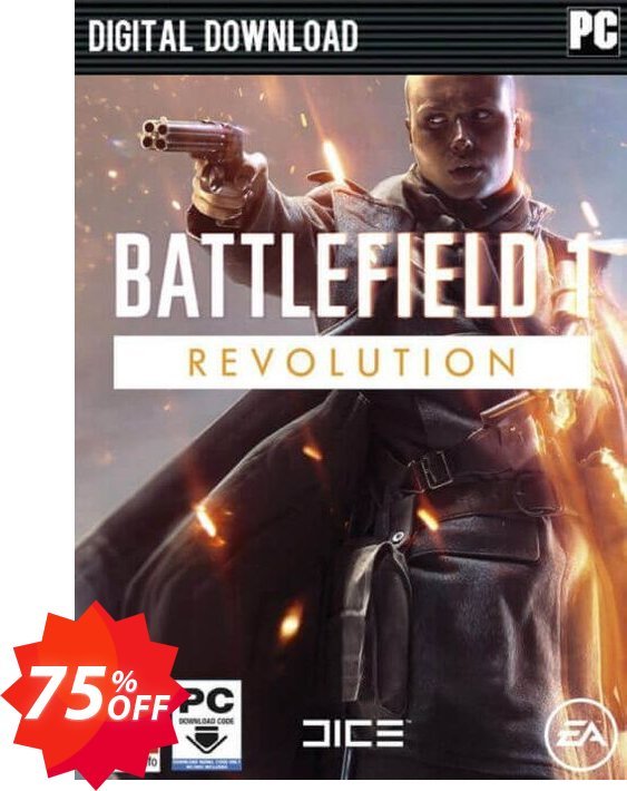 Battlefield 1: Revolution Edition PC Coupon code 75% discount 