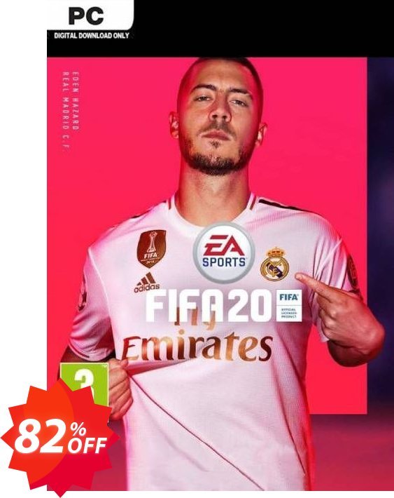 FIFA 20 PC, EN  Coupon code 82% discount 