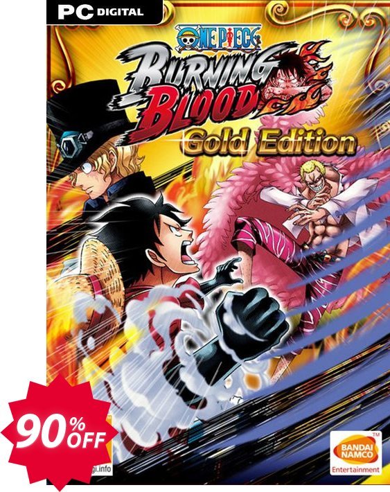 One Piece Burning Blood Gold Edition PC Coupon code 90% discount 