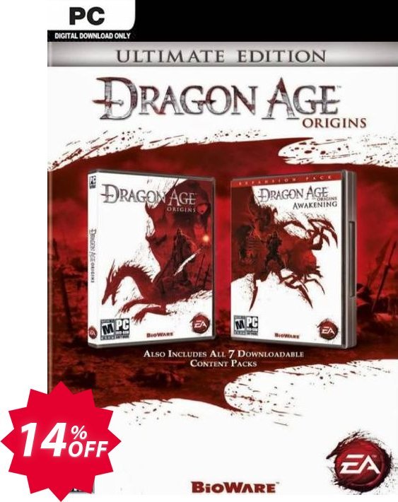 Dragon Age: Origins - Ultimate Edition PC Coupon code 14% discount 