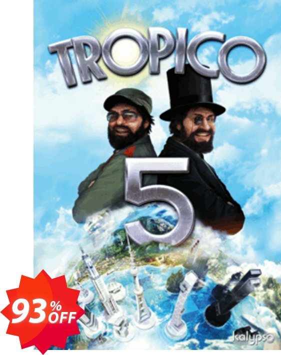 Tropico 5 PC Coupon code 93% discount 