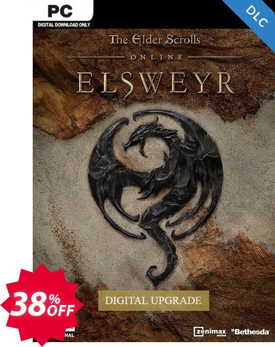 The Elder Scrolls Online - Elsweyr Upgrade PC Coupon code 38% discount 